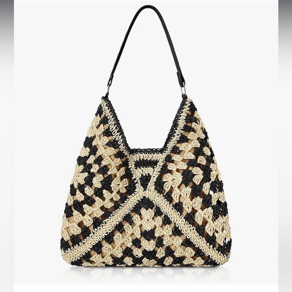 Beach Tote Bag Summer Beach Bag For Women Aesthetic Mesh Tote Bag